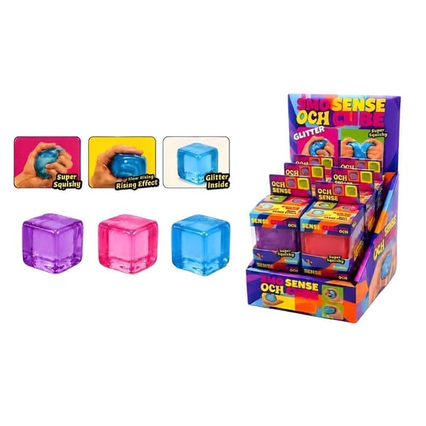 Smo Sense Och Cube assorted stress-relief 4,5cm