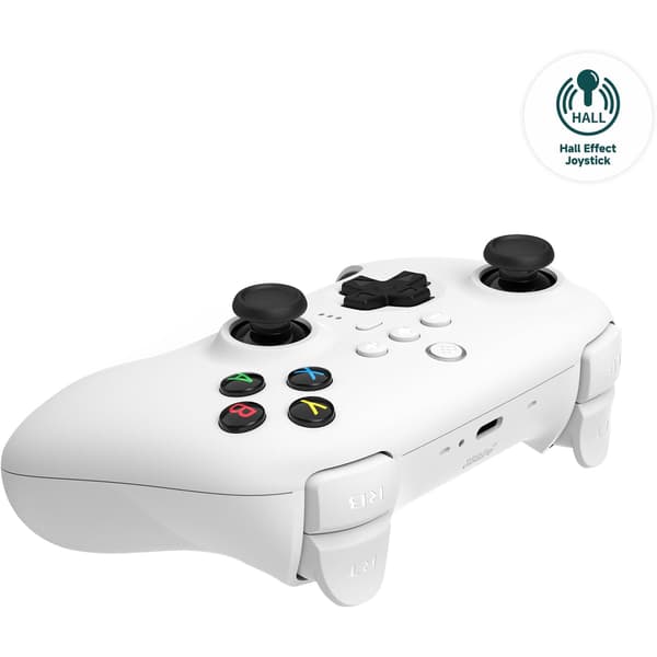 8BitDo Ultimate 2.4Ghz Trådløs Kontroller PC Hall Edition Hvit