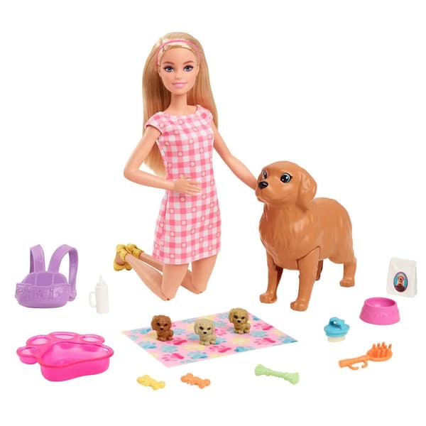 Barbie Newborn Pups doll