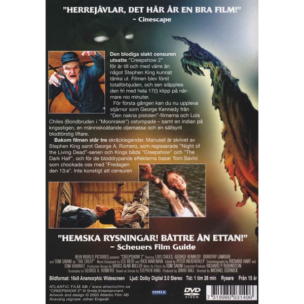 Creepshow 2 DVD (Begagnad)