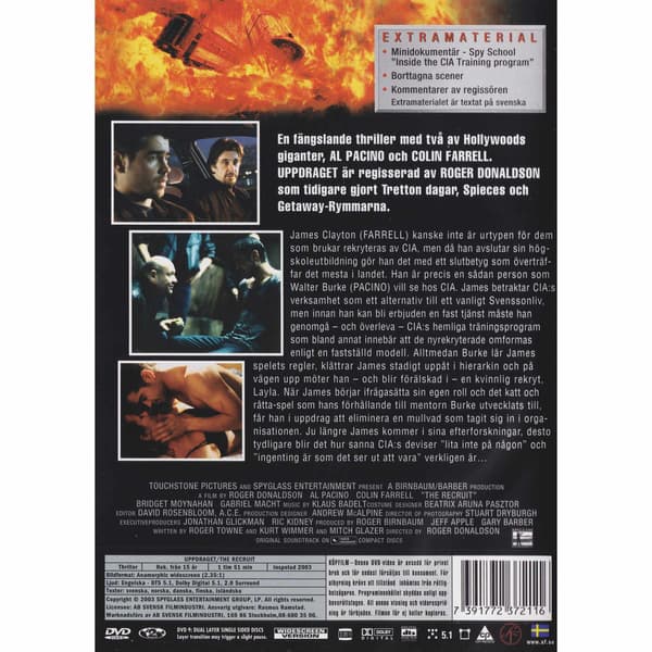 The Recruit DVD (Begagnad)