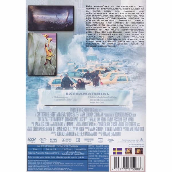Day After Tomorrow DVD (Begagnad)