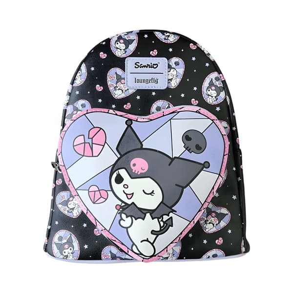 Loungefly Hello Kittty Kuromi Stained Glass backpack 26cm