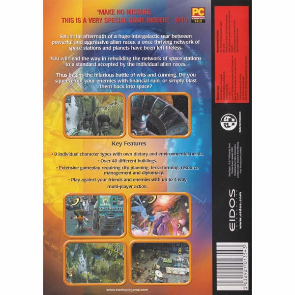 Startopia PC CD (Brukt)
