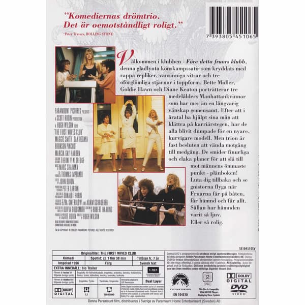 Före detta fruars klubb DVD (Käytetty)