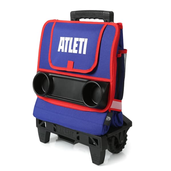 Atletico de Madrid refrigerator cart and wheels