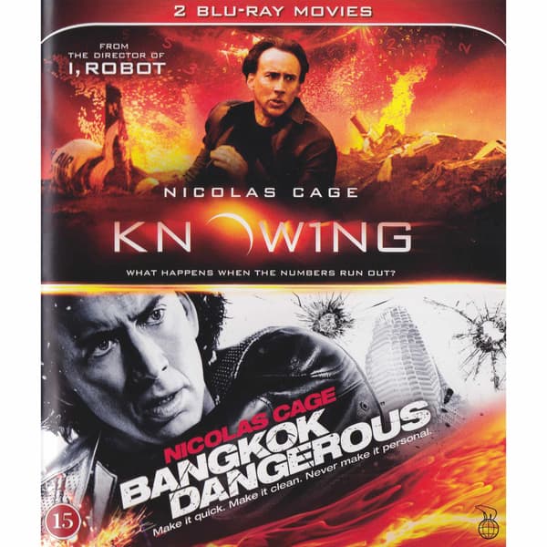 Knowing + Bangkok Dangerous Blu-Ray (Brukt)