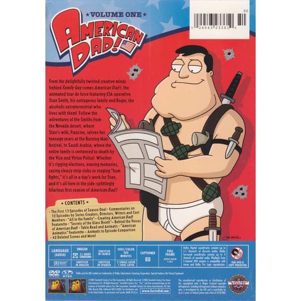 American Dad Volume One DVD (Brugt)