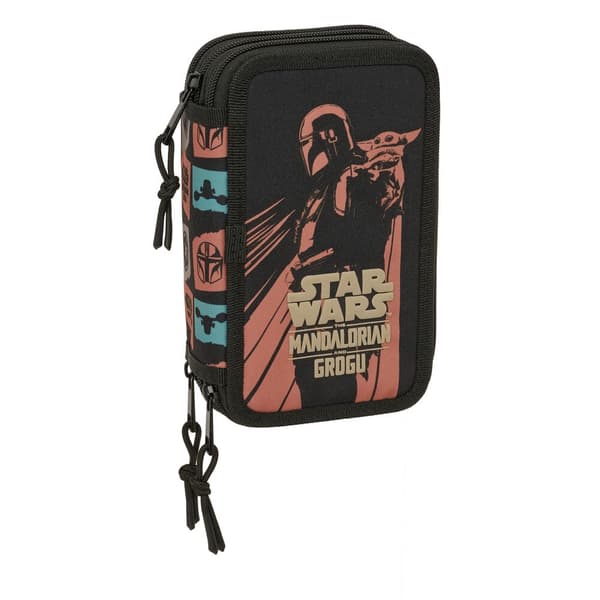 Star Wars Mandalorian & Grogu triple pencil case 37pcs