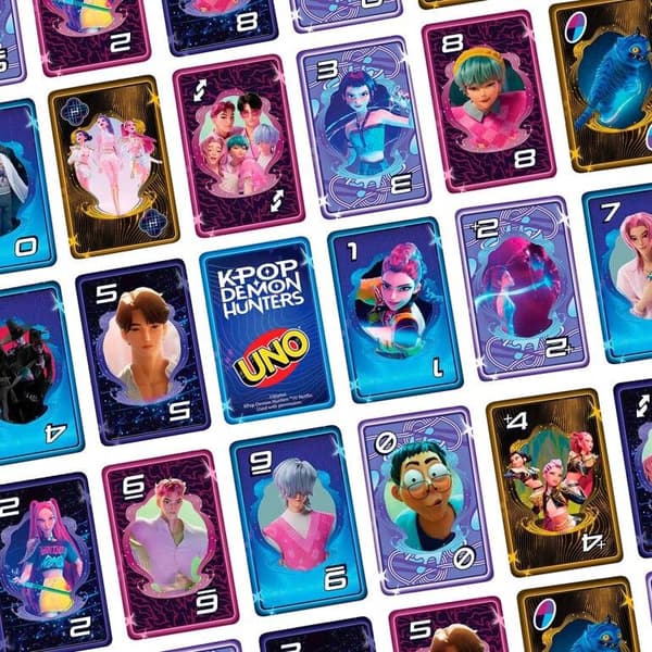 UNO KPop Demon Hunters card game