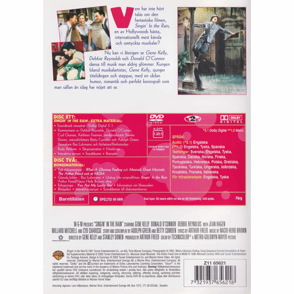 Singin in the Rain DVD (Begagnad)