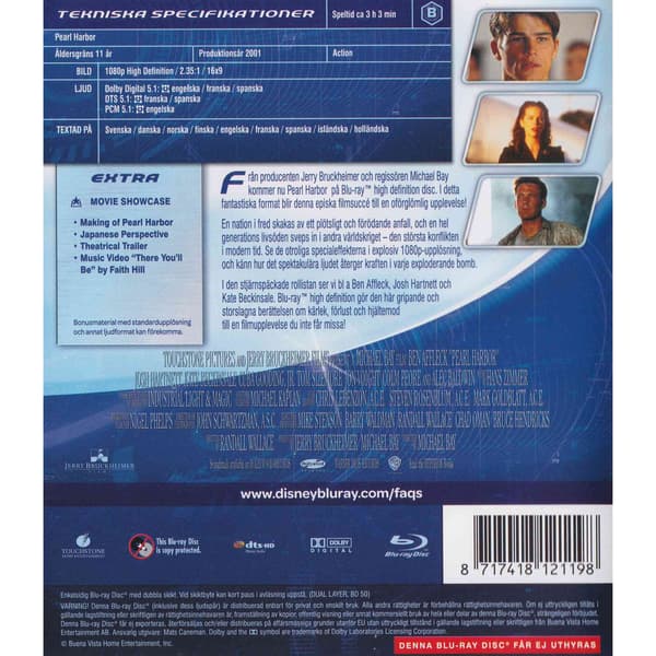 Pearl Harbor Blu-Ray (Begagnad)