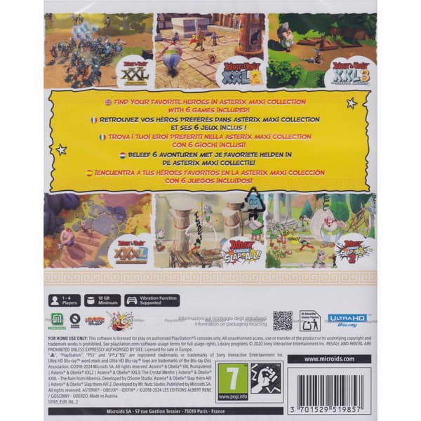 Asterix Maxi Collection Playstation 5 PS5