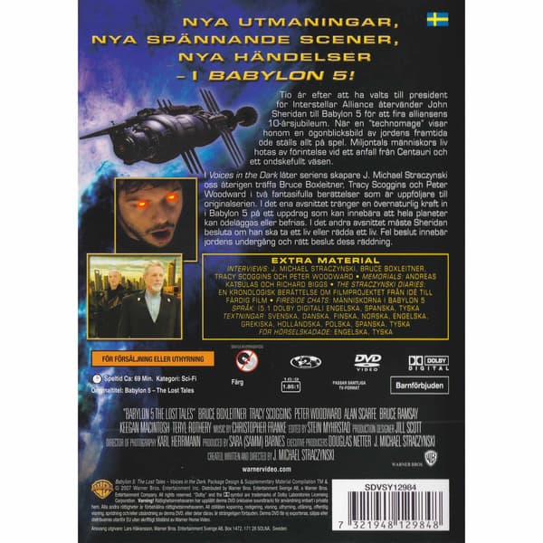 Babylon 5 The Lost Tales DVD (Brukt)