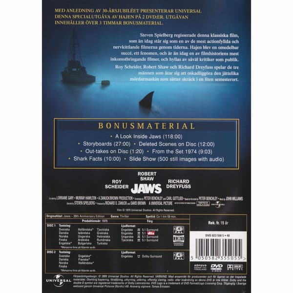 Hajen DVD (Brugt)