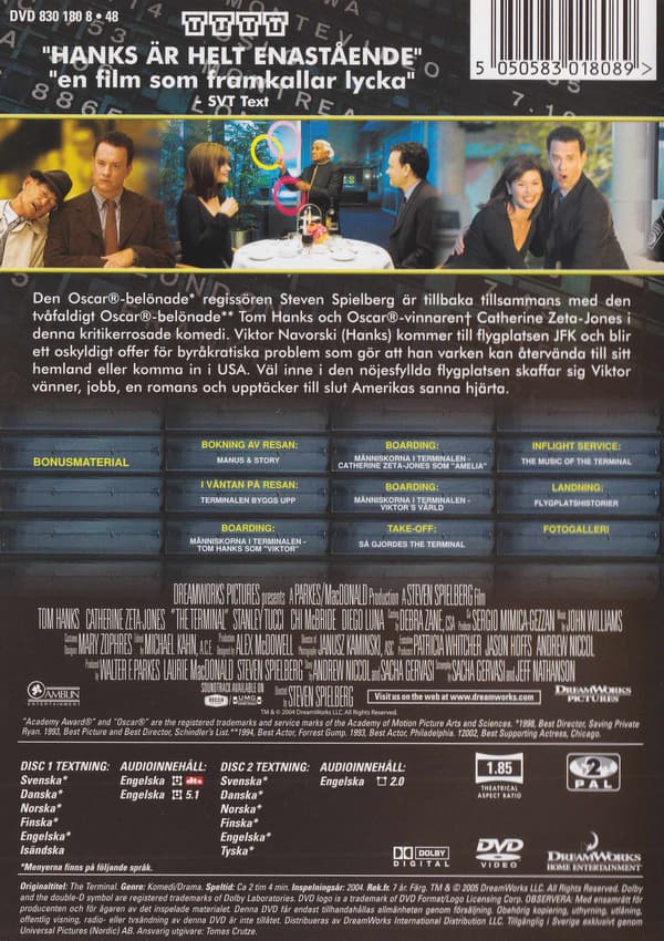The Terminal DVD (Käytetty)