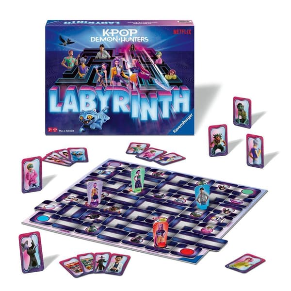 KPop Demon Hunters Labyrinth board game