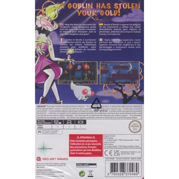 Bards Gold Nintendo Switch