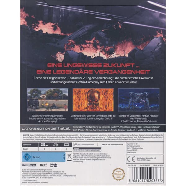 Terminator 2D No Fate Day 1 Edition Nintendo Switch DE Multi-language in Game