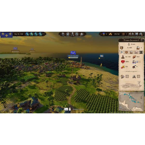 Port Royale 4 Playstation 4 PS4 DE Multi-Language in Game