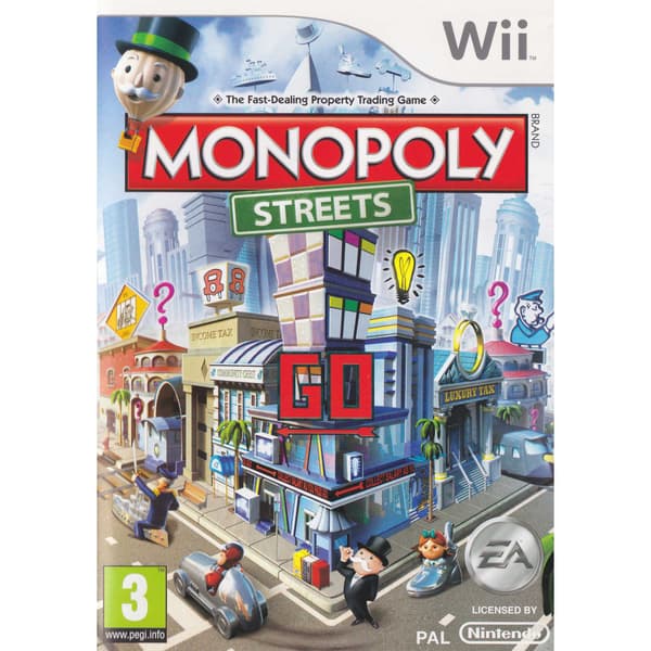 Monopoly Streets Nintendo Wii (Brugt)
