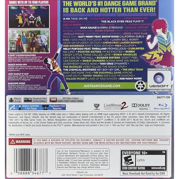 Just Dance 3 Playstation 3 PS3 IMPORT