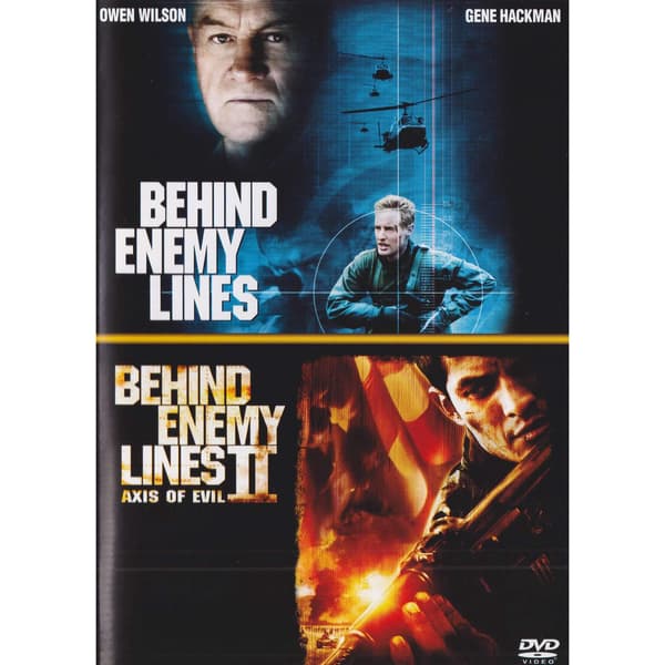 Behind Enemy Lines & Behind Enemy Lines II Axis of Evil DVD (Brukt)