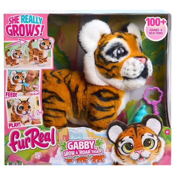 FurReal Gabby the Grow & Roar Tiger Interactive plush toy