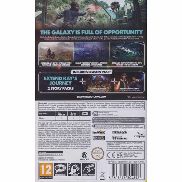 Star Wars Outlaws Gold Edition Nintendo Switch 2