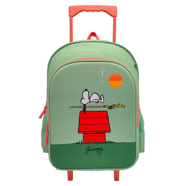 Panuts Snoopy Trolley set + pencil case + lunch bag