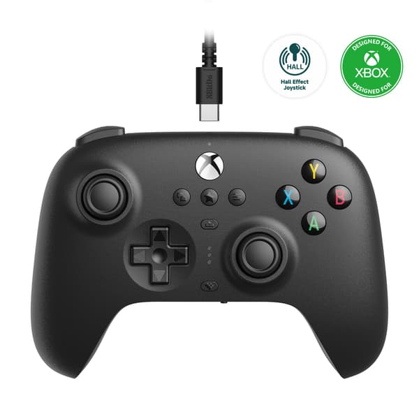8BitDo Ultimate Langallinen Xbox-ohjain Hall Edition Musta