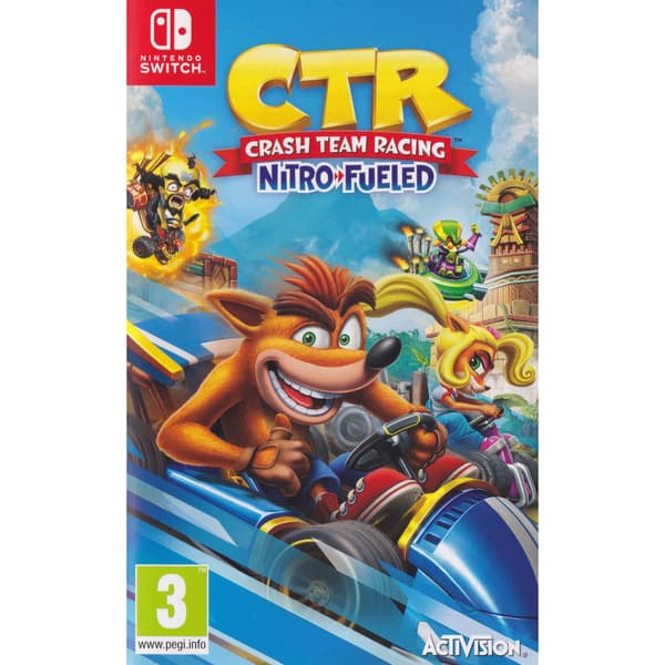 Crash Team Racing Nitro-Fueled Nintendo Switch (Brukt)
