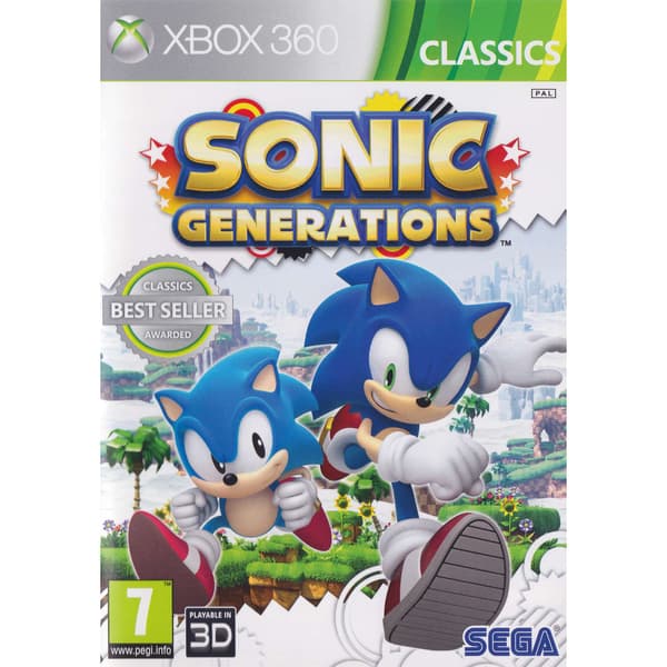 Sonic Generations Xbox 360 Classics (Begagnad)