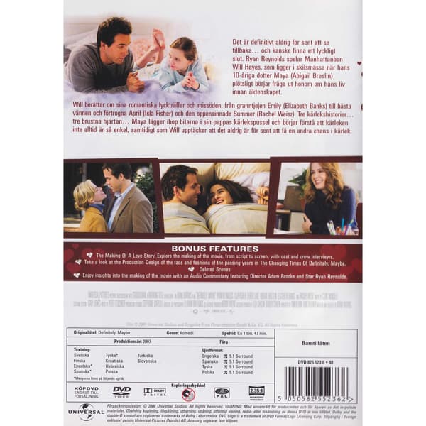 Definitely Maybe DVD (Begagnad)