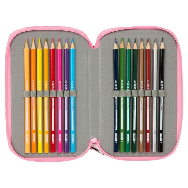 Hello Kitty triple pencil case 37pcs