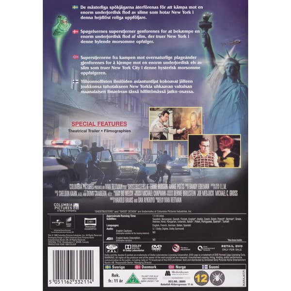 Ghostbusters II DVD (Begagnad)
