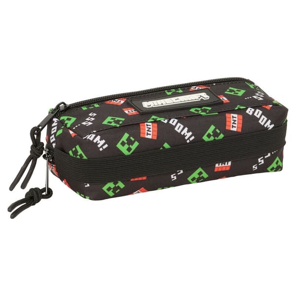 Minecraft triple pencil case