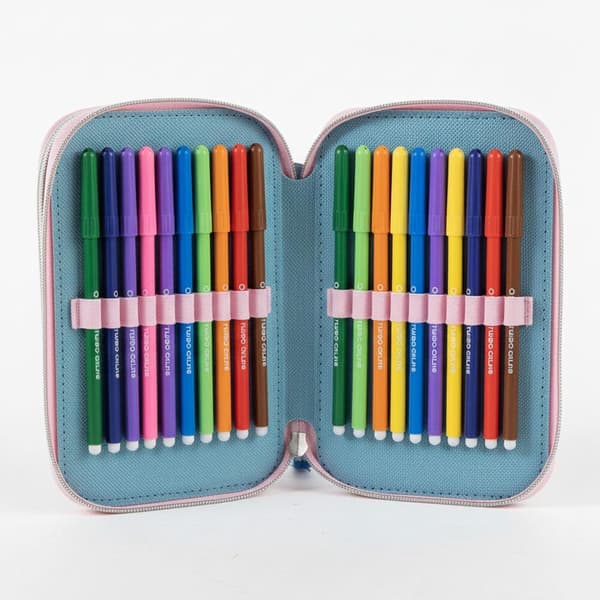 Disney Stitch triple pencil case