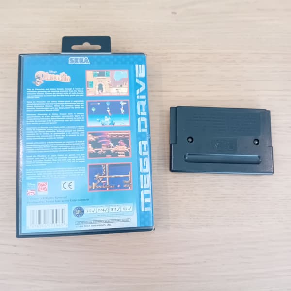 Pinocchio Sega Mega Drive (Brugt)