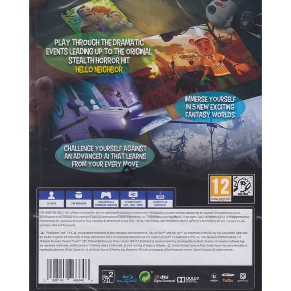 Hello Neighbor Hide & Seek Playstation 4 PS4