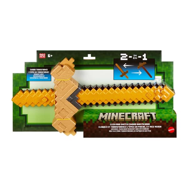 Minecraft Transformable Sword Pickaxe
