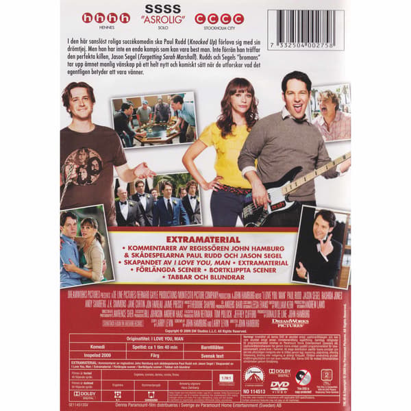 I Love You Man DVD (Brukt)