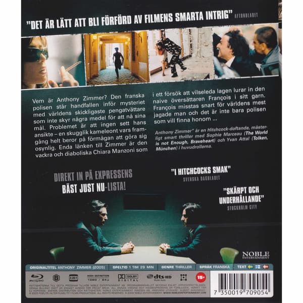Anthony Zimmer Blu-Ray (Käytetty)