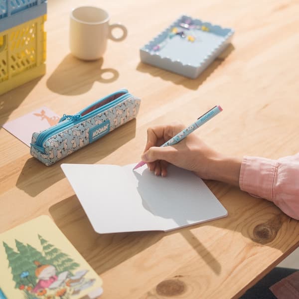 Moomin Set pencil case + pen + pencil