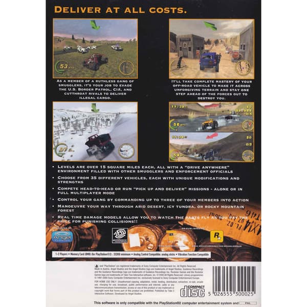 Smugglers Run Playstation 2 PS2 (Brugt)