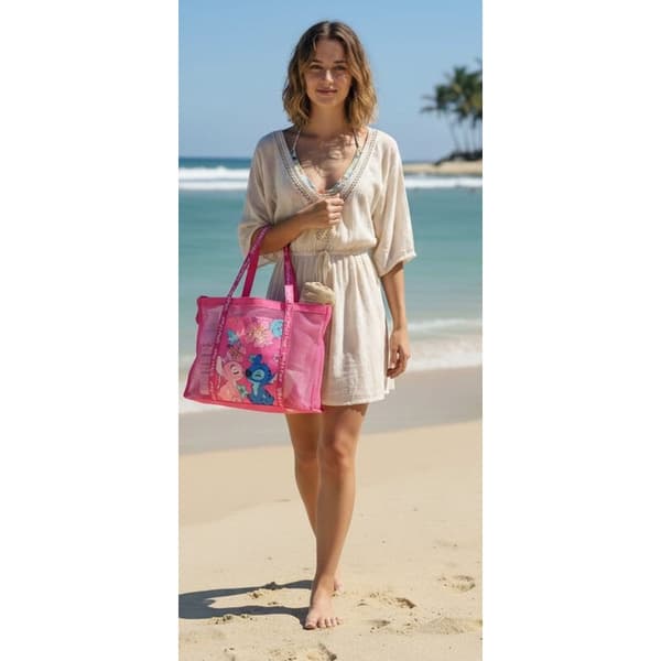 Disney Stitch & Angel mesh beach bag