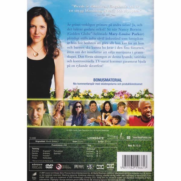 Weeds Säsong 1 DVD (Brugt)