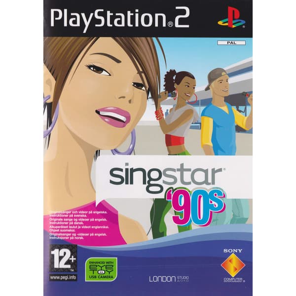 Singstar 90s Playstation 2 PS2 Nordic (Begagnad)
