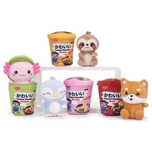 Kawaii Kuties Noodle Pots assorted plush toy 17cm