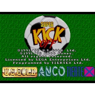 Super Kick Off Sega Mega Drive (Brukt)